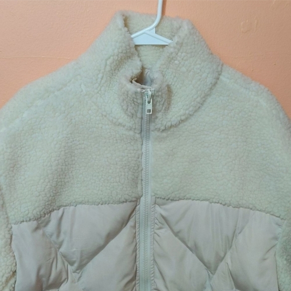 Pretty Little Thing Sherpa Oversized Teddy Jacket Medium - Picture 3 of 8